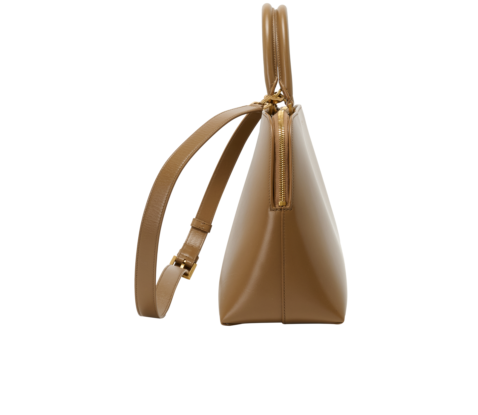 Sac De Jour Doctor Duffle, &pound;1,200, Handbags, Tan, Leather, Side view